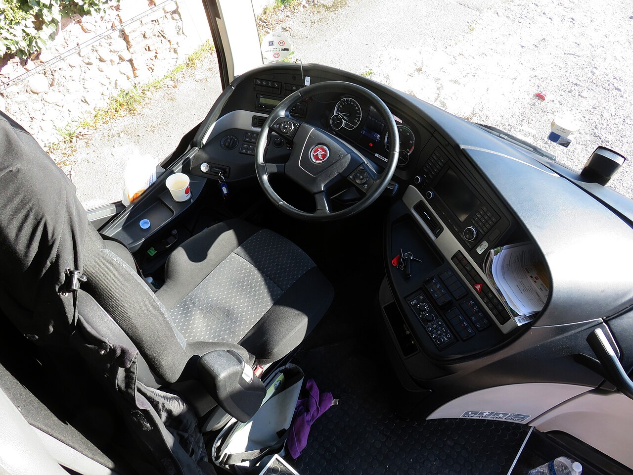 Driver workplace